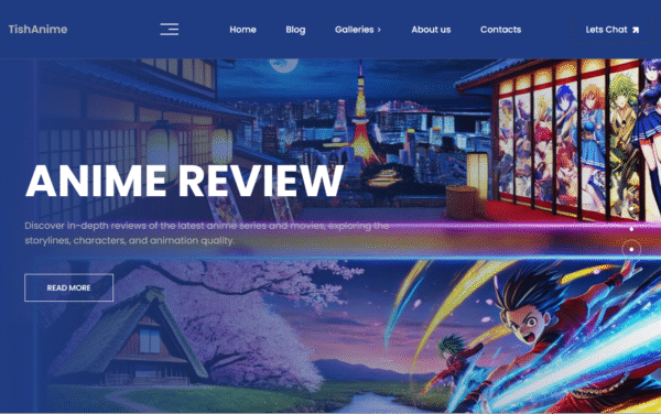 TishAnime – Anime and Manga WordPress Theme