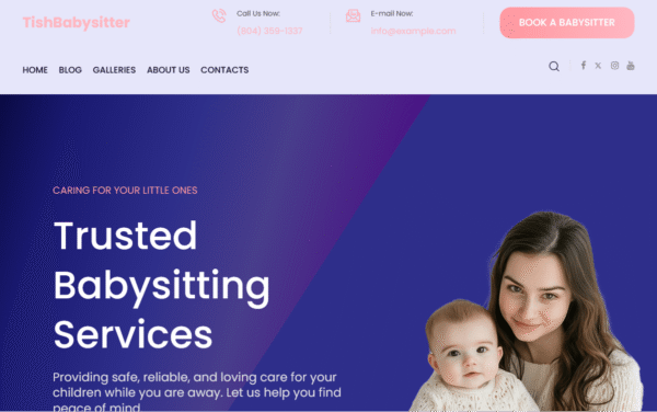 TishBabysitter – Babysitter WordPress Theme