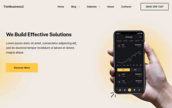 TishBusiness2 – Business WordPress Theme