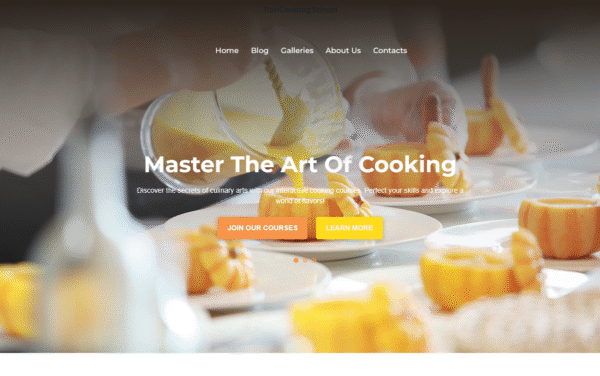 TishCookingSchool – Cooking School WordPress Theme