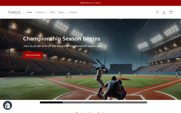 Tishfy15 – Baseball Shopify 2.0 Theme Shopify Theme