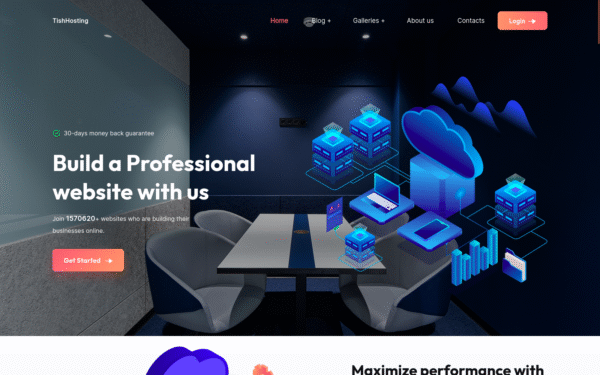 TishHosting – Hosting WordPress Theme