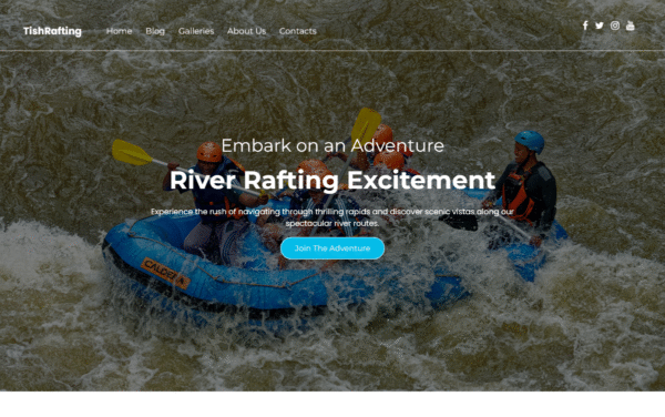 TishRafting – Rafting WordPress Theme
