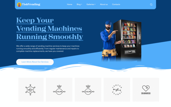 TishVending – Vending Services WordPress Theme