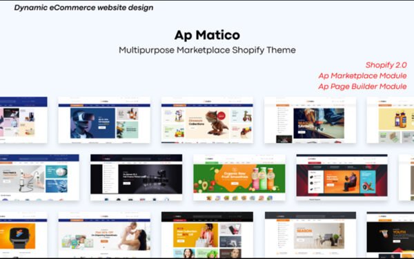 TM Matico – Multipurpose Marketplace Shopify Theme