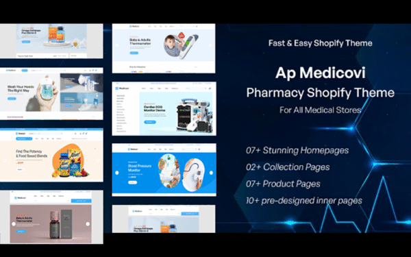 TM Medicovi – Pharmacy Store Shopify Theme