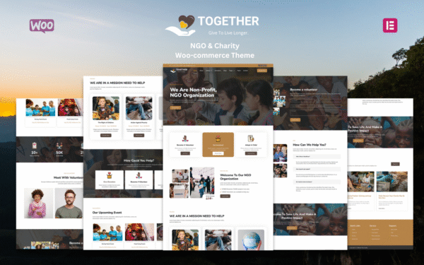Together – NGO & Charity WooCommerce Theme