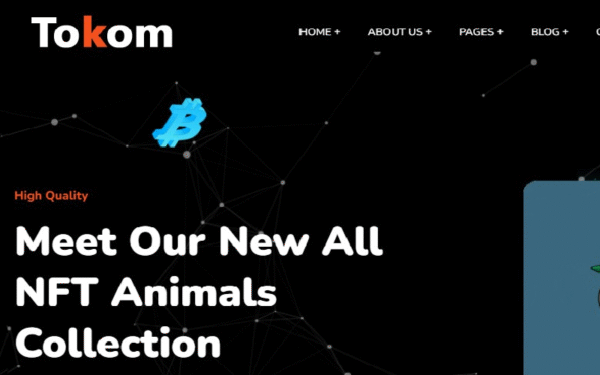 Tokom – Crypto Token Exchange WordPress Theme