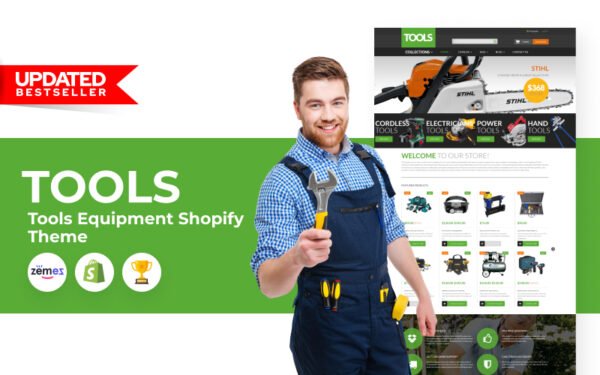 TOOLS – Tools & Equipment Clean Shopify Theme