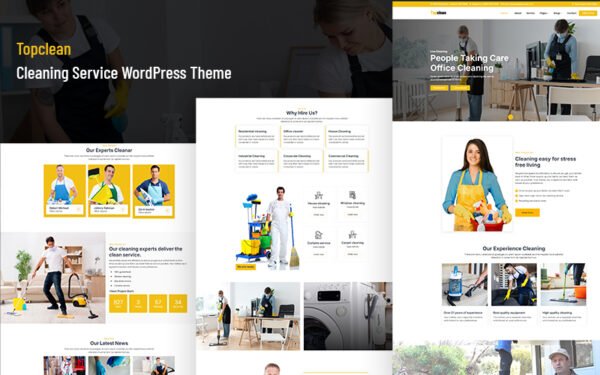 Topclean – Cleaning Service WordPress Theme