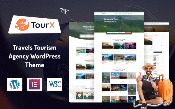 TourX – Travels Tourism Agency WordPress Theme