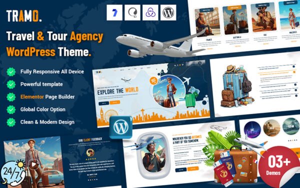 Tramo – Travel Agency WordPress Theme