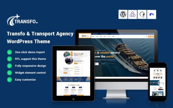 Transfo – Transport Agency WordPress Theme