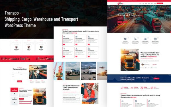 Transpo – Shipping, Cargo, Warehouse and Transport WordPress Theme