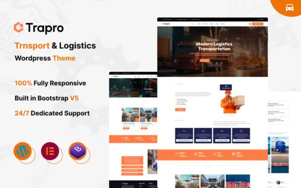 Trapro – Transport & Logistics Wordpress Theme WordPress Theme