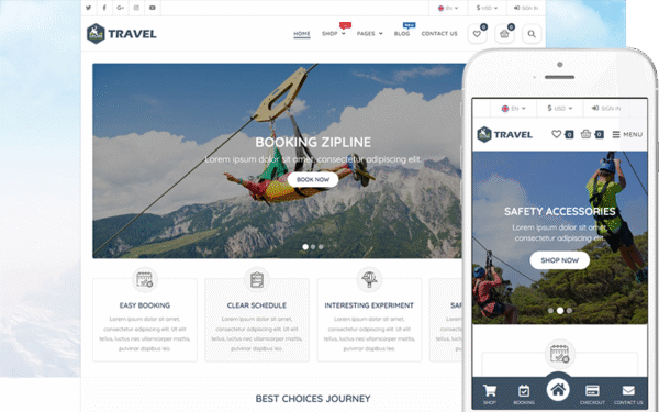 Travel – Travel Tour Booking & Accessories Shop WooCommerce Theme