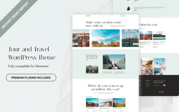Travely – Tour & Travel WordPress Theme