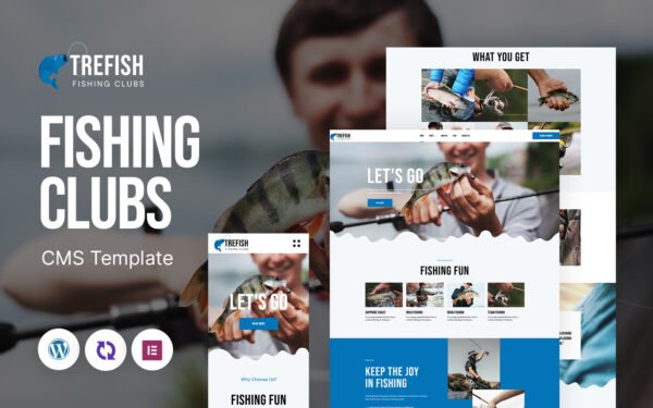 Trefish – Fishing Club Multipurpose Responsive WordPress Theme