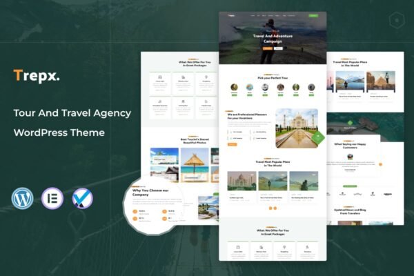 Trepx – Tour And Travel Agency WordPress Theme