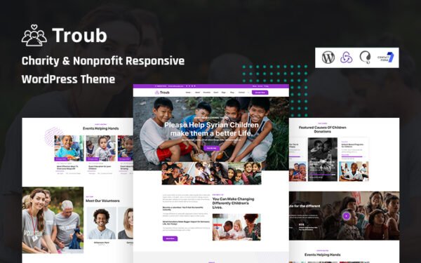 Troub – Charity & Nonprofit WordPress Theme