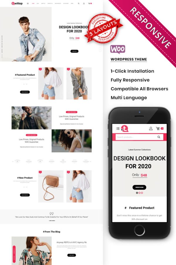 Twittop – The Mega Fashion Premium WooCommerce Theme