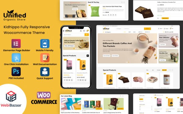 Unified – Grocery Store and Food WooCommerceTheme WooCommerce Theme