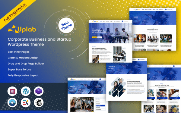 Uplab – Corporate Business and Startup WordPress Theme