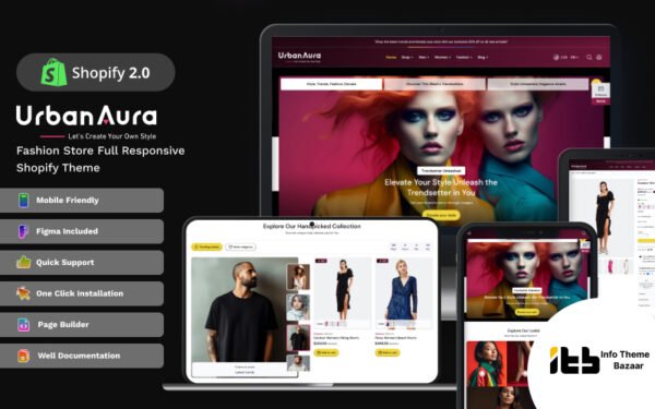 Urban-aura – Fashion And Mega Store Multipurpose Shopify 2.0 Theme Shopify Theme