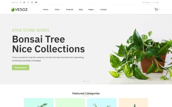 Vesoz – Plants And Nursery Shopify Theme