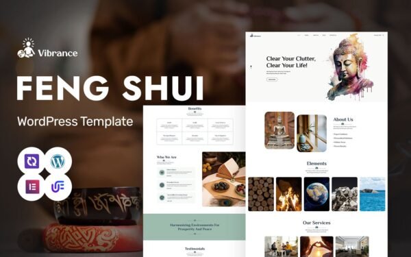 Vibrance – Feng Shui Consulting And Wellness WordPress Elementor Theme WordPress Theme