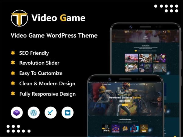 Video Game Store and Esports WordPress Theme WooCommerce Theme