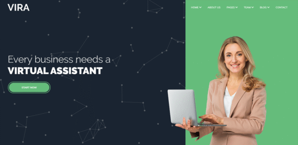 VIRA – Virtual Assistant WordPress Theme
