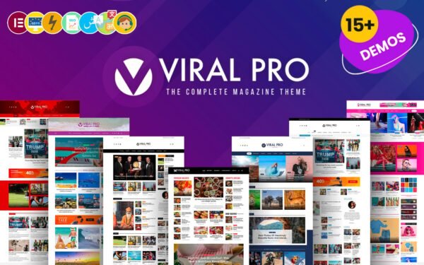 Viral Pro – Modern & Creative Newspaper Magazine, Blog & News WordPress Theme