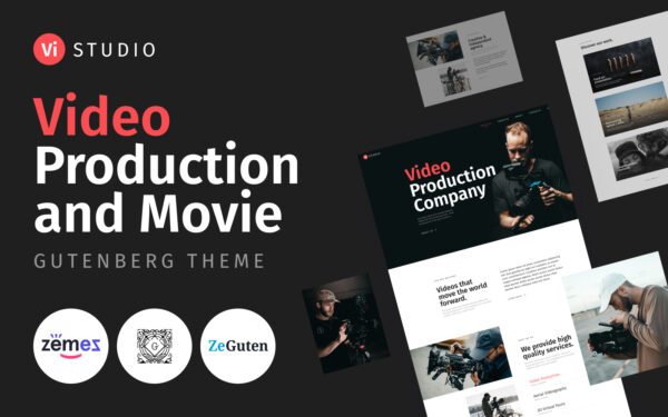 Vistudio – Video Production and Movie WordPress Theme