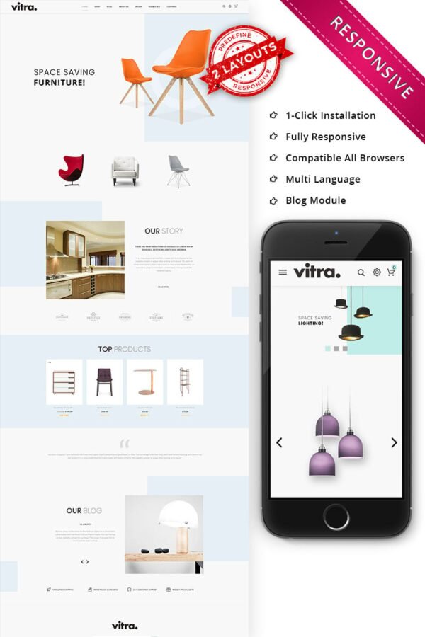 Vitra – The Multipurpose Responsive WooCommerce Theme