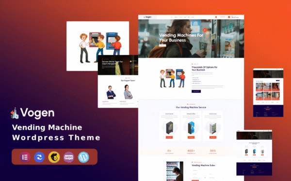 Vogen – Vending Machine Wordpress Theme WordPress Theme