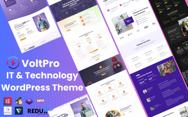 VoltPro – IT & Technology WordPress Theme