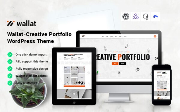 Wallat – Creative Portfolio WordPress Theme