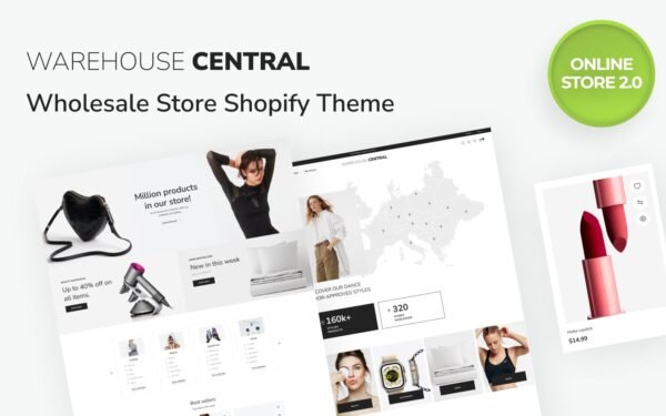 Warehouse Central – Wholesale Store eCommerce Online Store 2.0 Shopify Theme