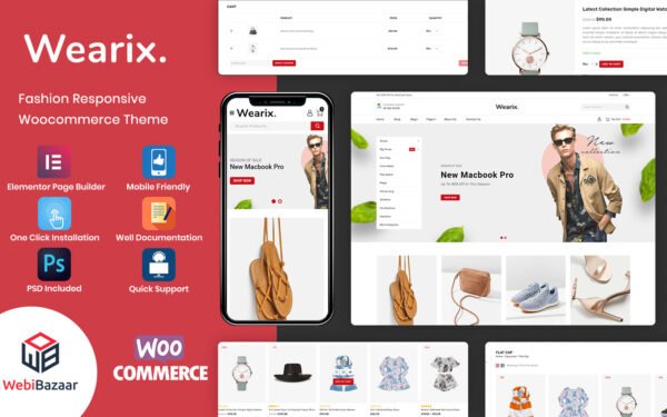 Wearix – Multipurpose Fashion WooCommerce Theme