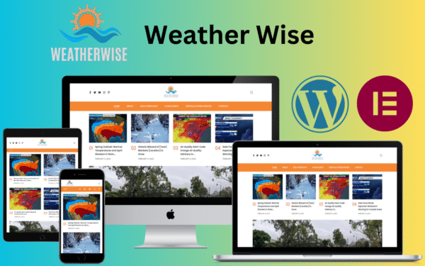 Weather Wise – Weather Forecast Blog WordPress Theme