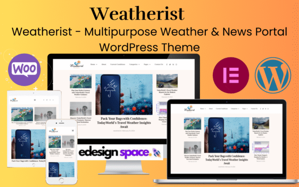 Weatherist – Multipurpose Weather & News Portal WordPress Theme