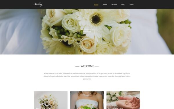 Wedding – Wedding Salon Multipurpose Modern WordPress Elementor Theme WordPress Theme