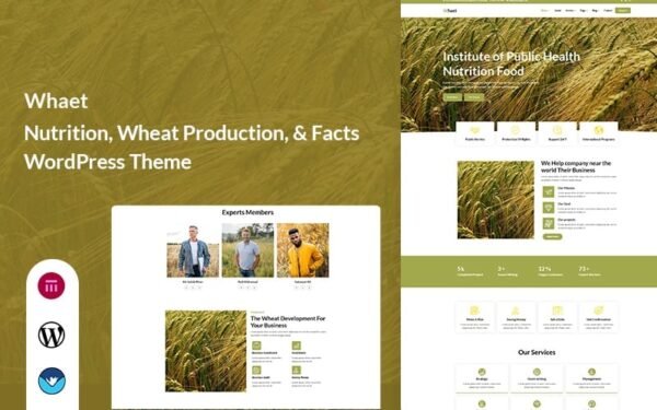 Whaet – Nutrition, Wheat Production, & Facts WordPress Theme
