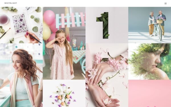 WhiteLight – professional photographer portfolio WordPress Theme