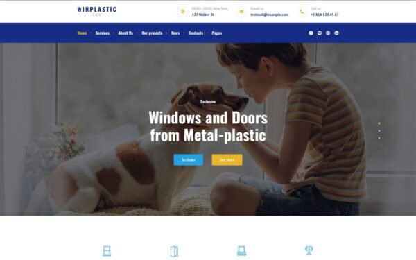 Winplastic – Plastic Windows Installation and Replacement WordPress Theme