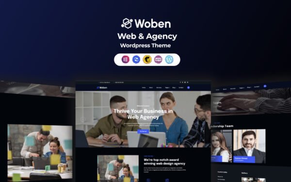 Woben – Web Agency WordPress Theme