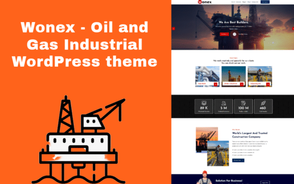Wonex – Oil and Gas Industrial WordPress theme WordPress Theme