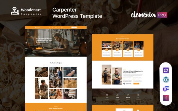 Woodernart – Carpentry And WoodWork Services WordPress Theme