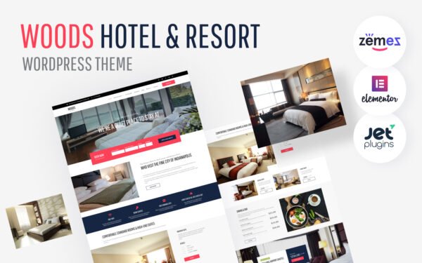Woods Hotel – Hotel & Resort WordPress Theme